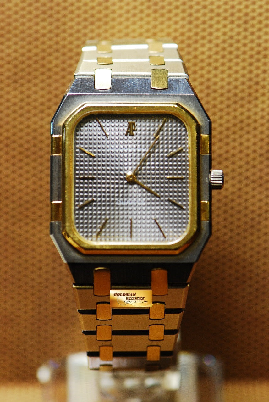 [SOLD] AUDEMARS PIGUET ROYAL OAK HALF-GOLD SQUARE QUARTZ (NEAR MINT)
