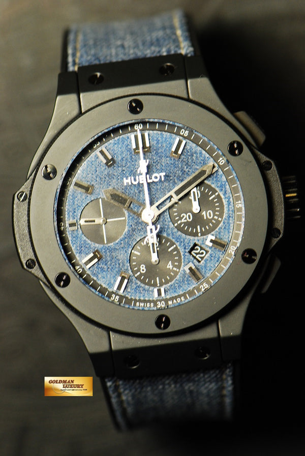 [SOLD] HUBLOT BIG BANG CHRONOGRAPH JEAN CERAMIC (MINT)
