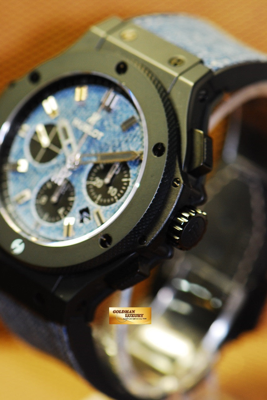 [SOLD] HUBLOT BIG BANG CHRONOGRAPH JEAN CERAMIC (MINT)