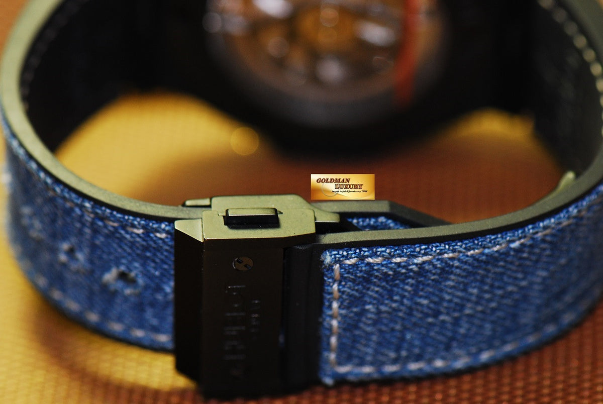 [SOLD] HUBLOT BIG BANG CHRONOGRAPH JEAN CERAMIC (MINT)