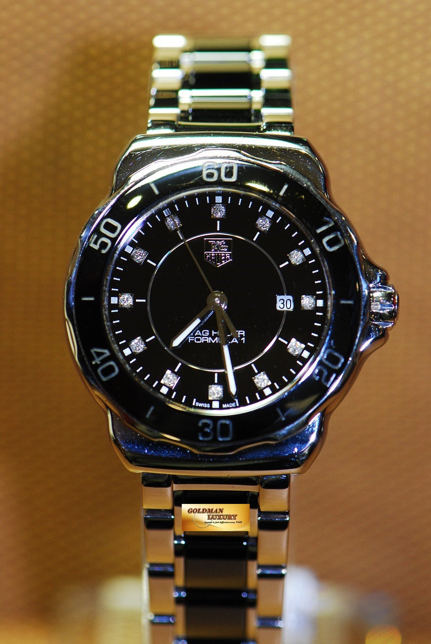 [SOLD] TAG HEUER AQUARACER LADIES CERAMIC DIAMOND QUARTZ (NEAR MINT)