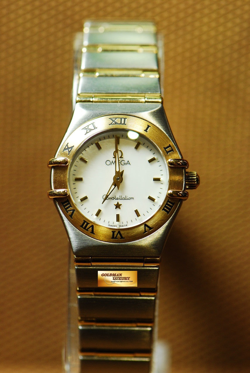 [SOLD] OMEGA CONSTELLATION 22mm LADIES SIZE MOP QUARTZ (MINT)