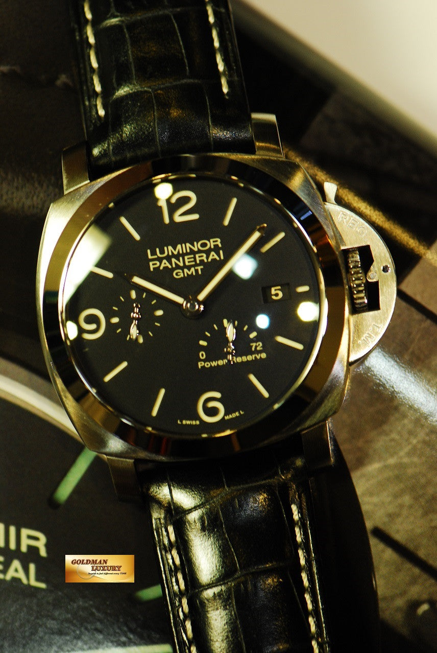 [ SOLD ] PANERAI LUMINOR GMT POWER RESERVE PAM321