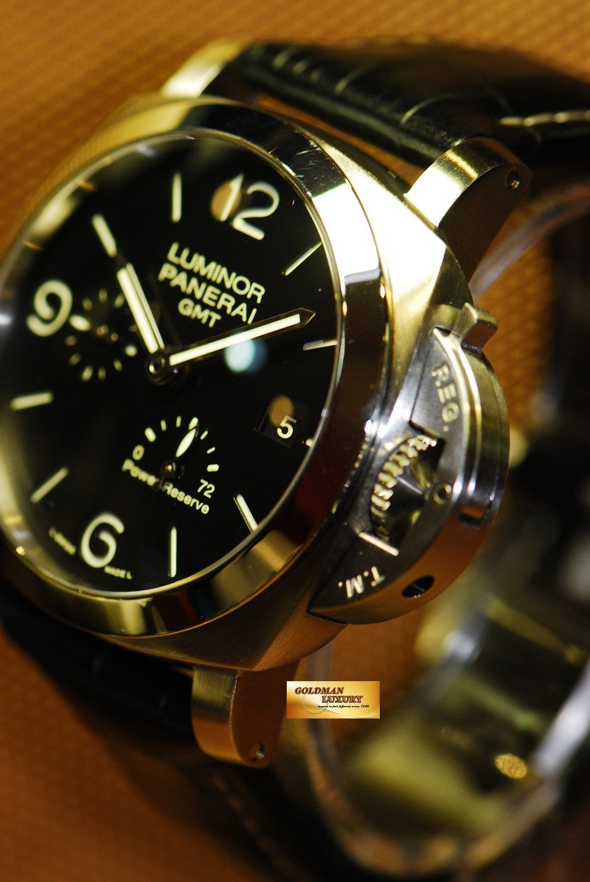 [ SOLD ] PANERAI LUMINOR GMT POWER RESERVE PAM321