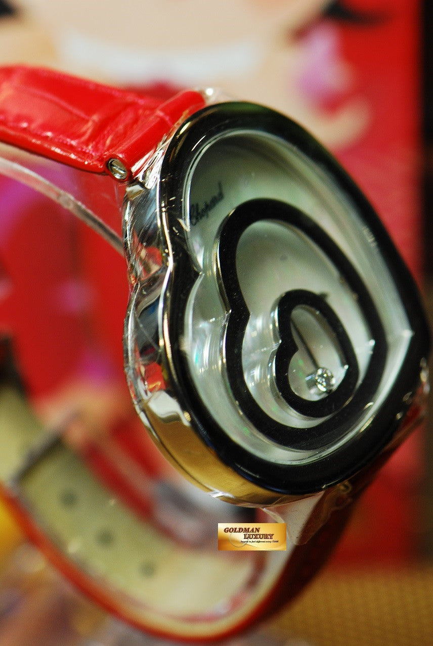 [SOLD] CHOPARD HAPPY SPIRIT LOVE 18K WHITE GOLD XL MOP QUARTZ (LNIB)