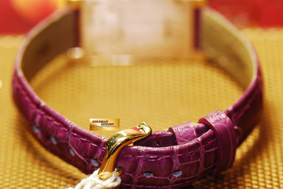 [SOLD] CARTIER TANK AMERICAINE 18K YELLOW GOLD LADIES QUARTZ (NEAR MINT)