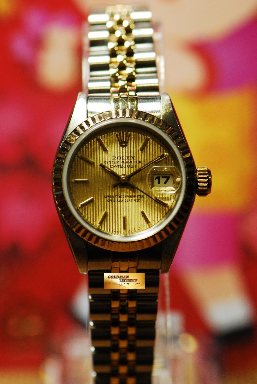 [SOLD] ROLEX OYSTER DATEJUST 26mm LADIES HALF-GOLD Ref : 69173