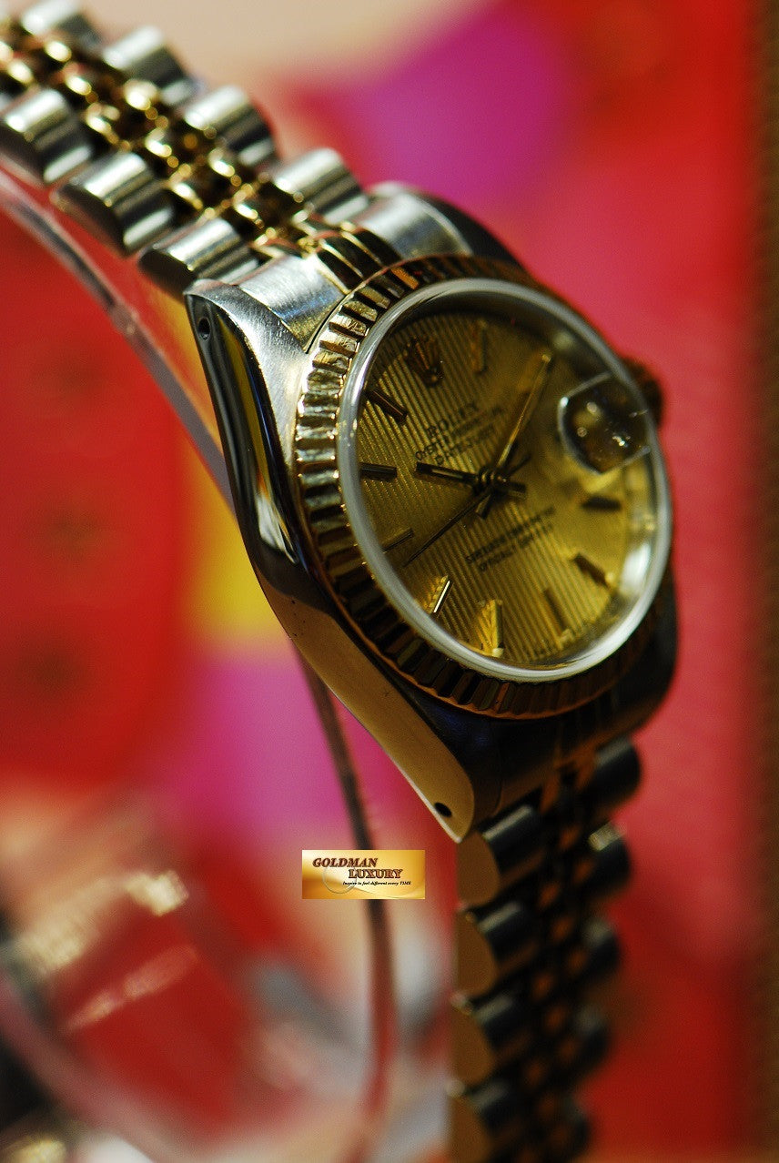 [SOLD] ROLEX OYSTER DATEJUST 26mm LADIES HALF-GOLD Ref : 69173