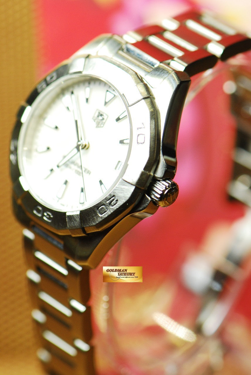 [SOLD] TAG HEUER AQUARACER LADIES MOP MIDSIZE QUARTZ (MINT)