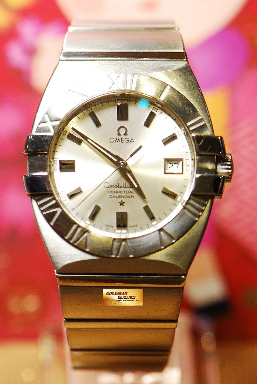 [SOLD] OMEGA CONSTELLATION DOUBLE EAGLE PERPETUAL CALENDAR QUARTZ (NEAR MINT)