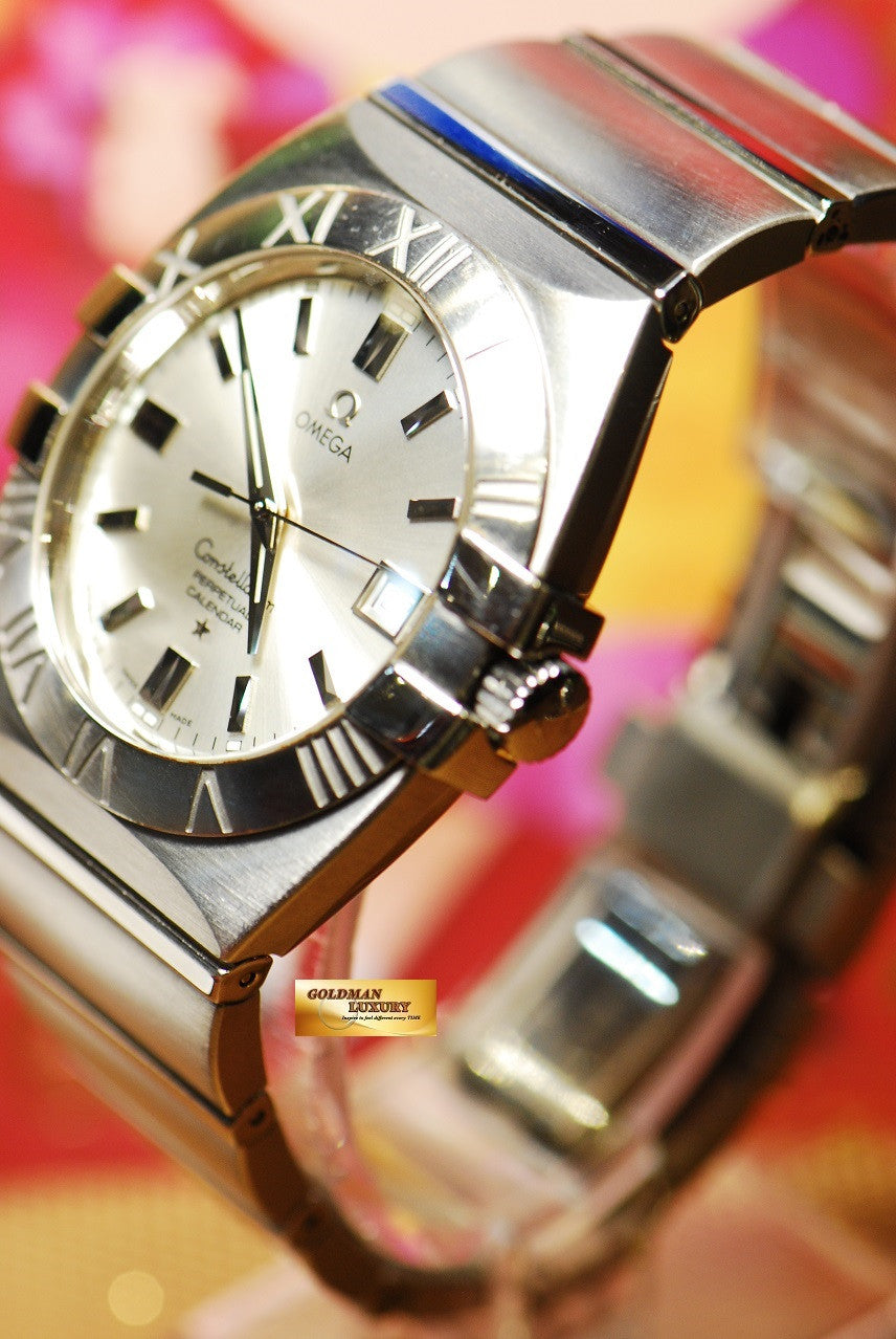 [SOLD] OMEGA CONSTELLATION DOUBLE EAGLE PERPETUAL CALENDAR QUARTZ (NEAR MINT)