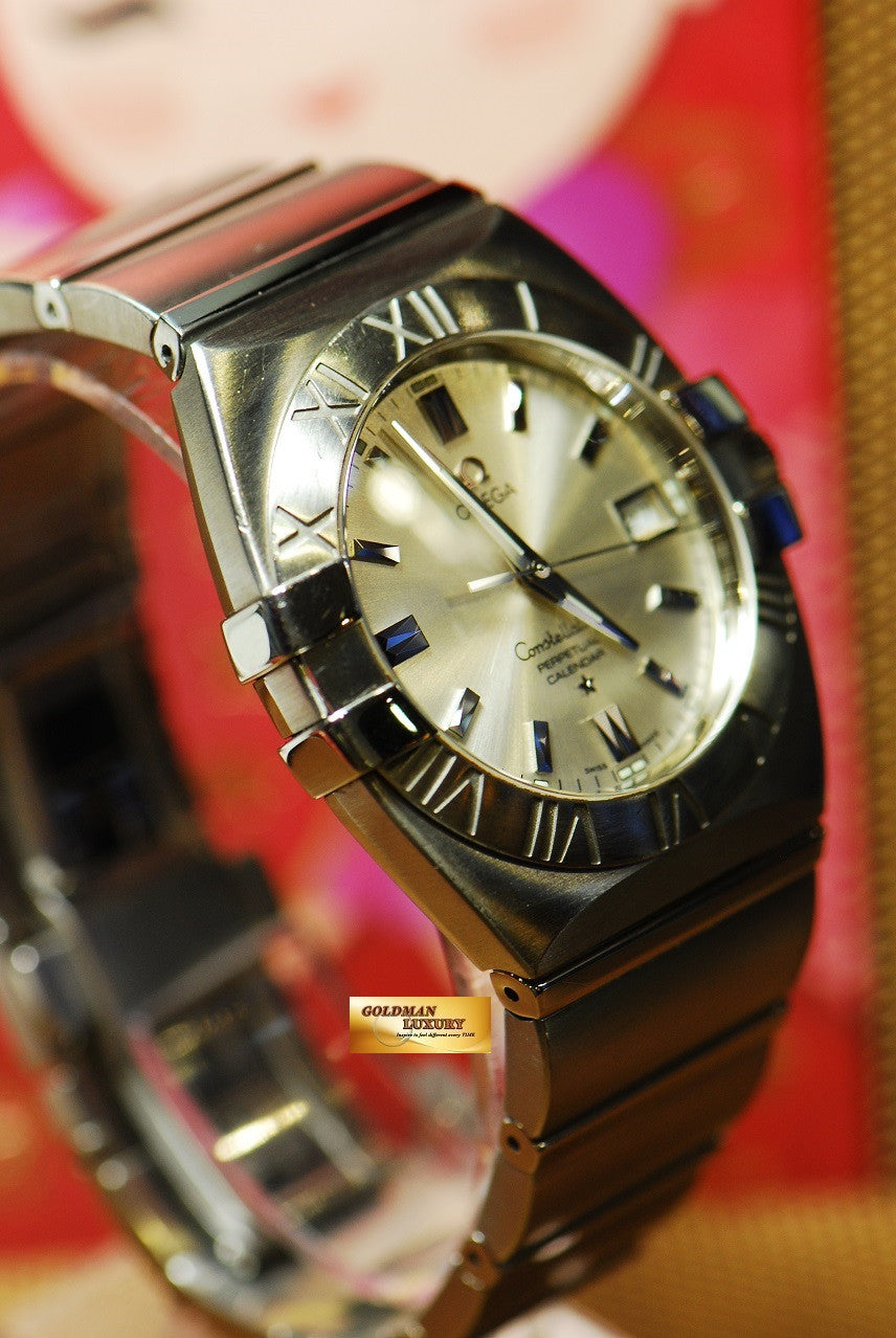 [SOLD] OMEGA CONSTELLATION DOUBLE EAGLE PERPETUAL CALENDAR QUARTZ (NEAR MINT)