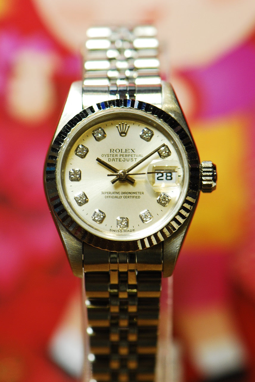 [SOLD] ROLEX OYSTER DATEJUST LADIES DIAMOND DIAL Ref 69174