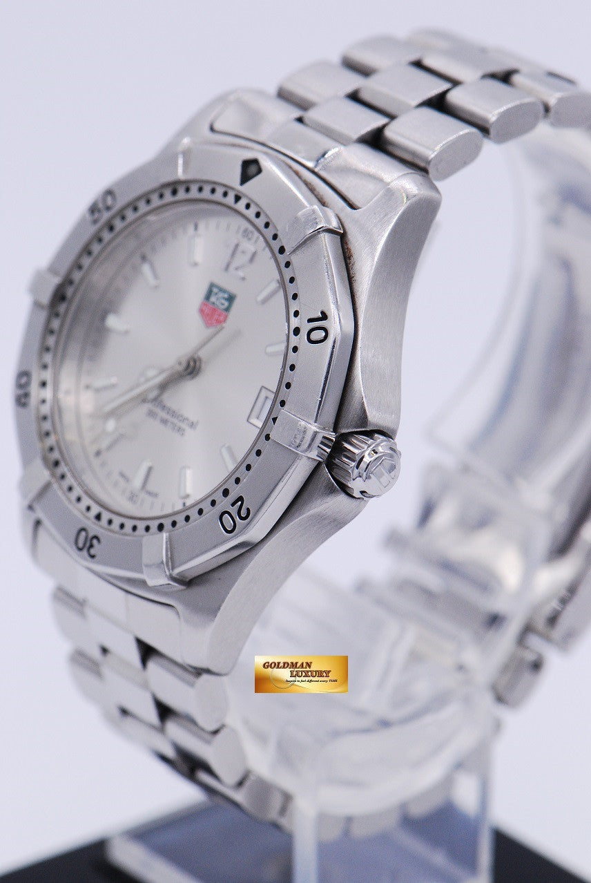 [SOLD] TAG HEUER PROFESSIONAL 2000 GENTS-SIZE SILVER QUARTZ