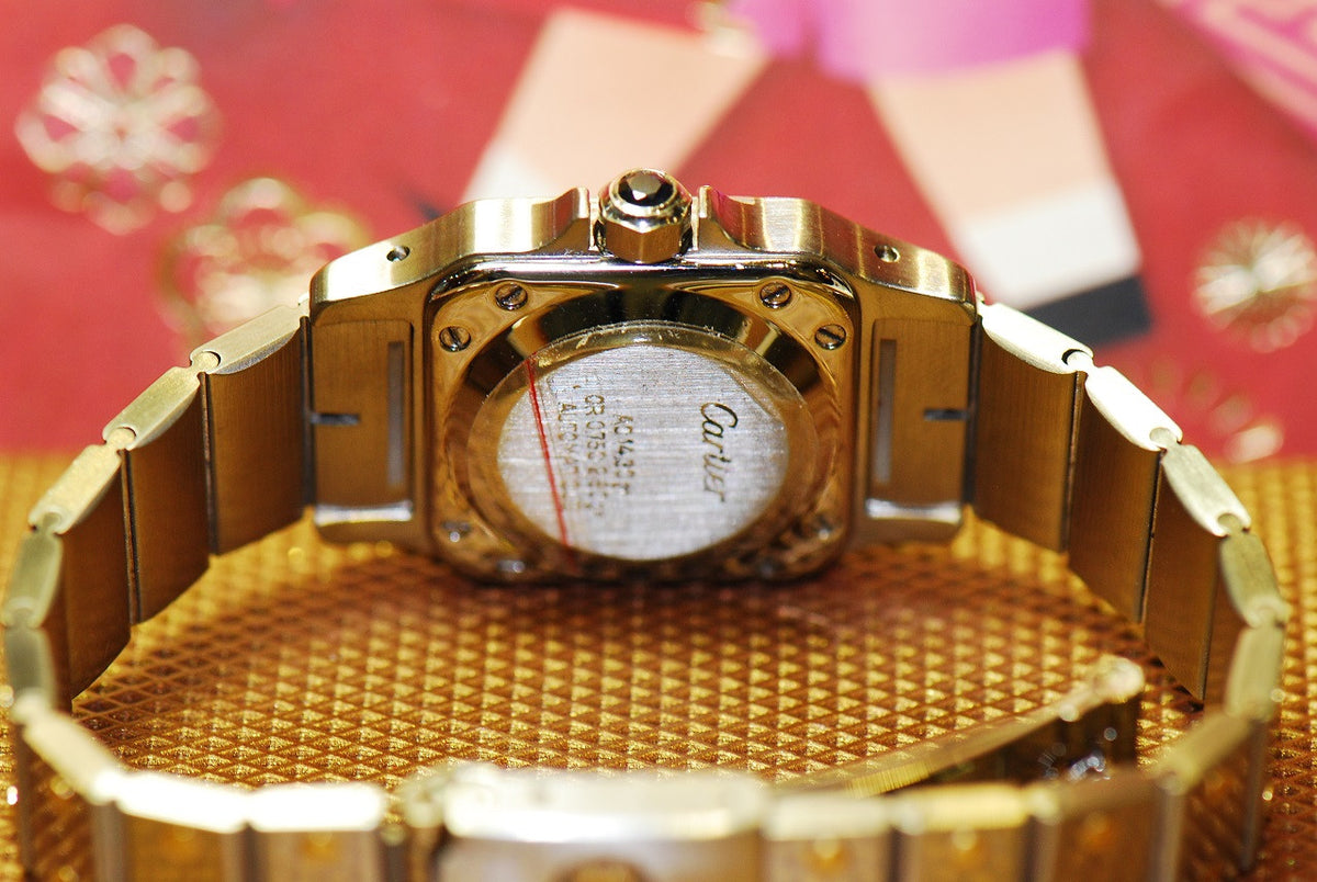 [SOLD] CARTIER SANTOS GALBEE HALF-GOLD LADIES SMALL AUTOMATIC