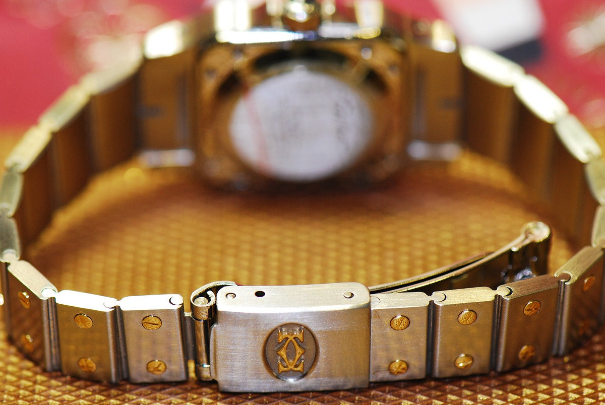 [SOLD] CARTIER SANTOS GALBEE HALF-GOLD LADIES SMALL AUTOMATIC