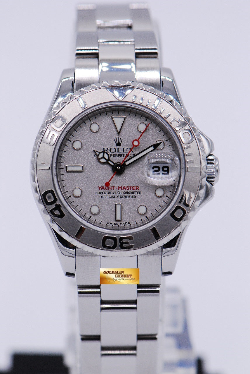 [SOLD] ROLEX OYSTER PERPETUAL DATE YACHT-MASTER LADIES 29mm Ref 169622 (MINT)