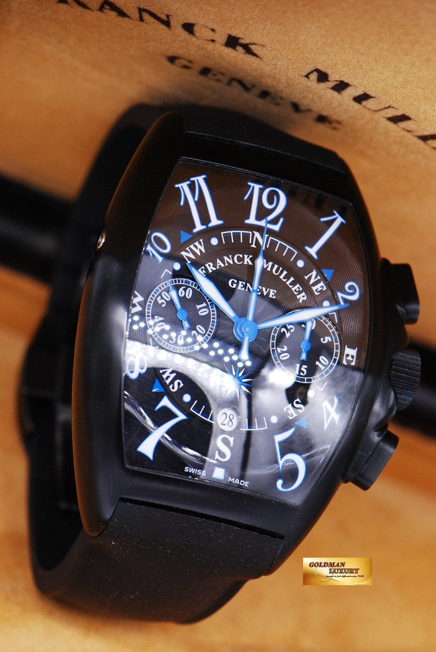 [SOLD] FRANCK MULLER MARINER CHRONOGRAPH PVD BLACK AUTOMATIC (MINT)