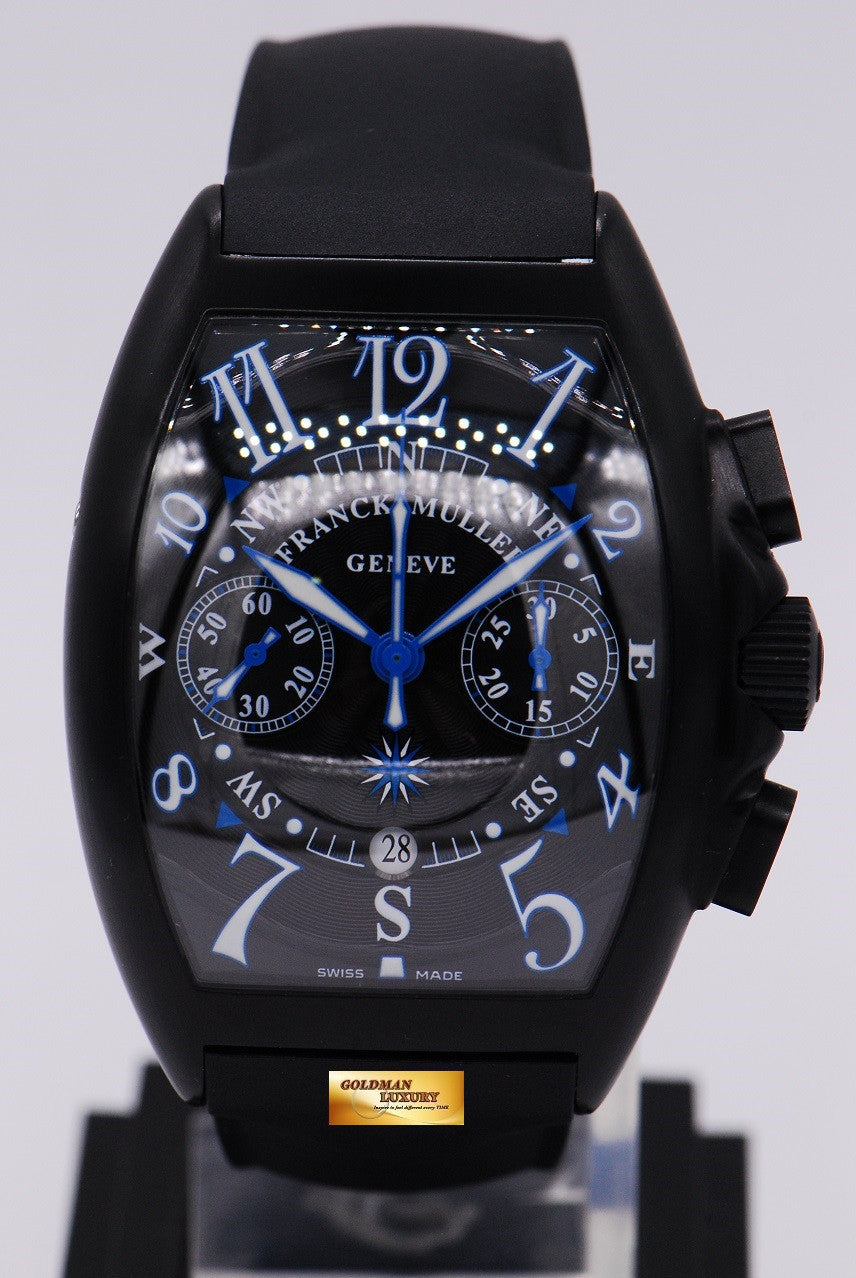 [SOLD] FRANCK MULLER MARINER CHRONOGRAPH PVD BLACK AUTOMATIC (MINT)