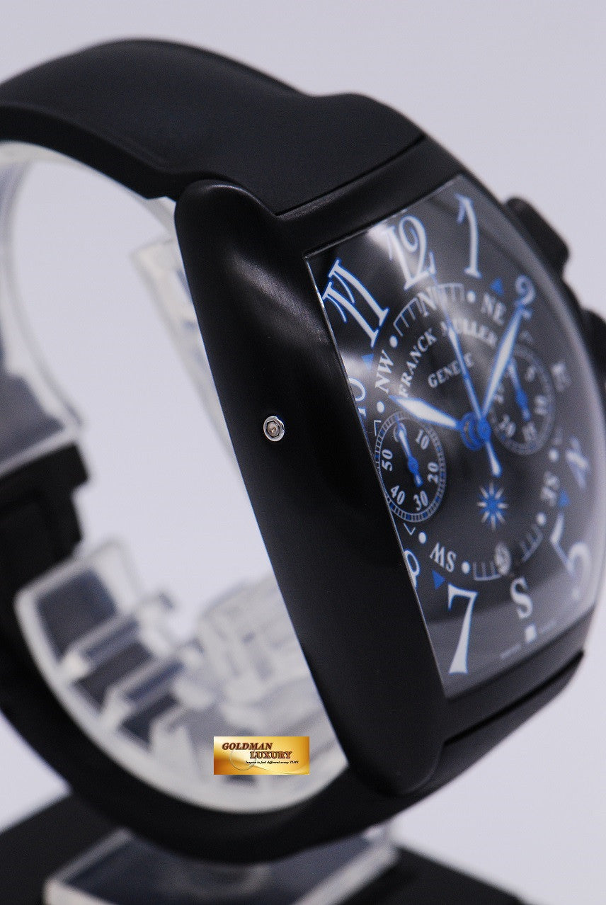 [SOLD] FRANCK MULLER MARINER CHRONOGRAPH PVD BLACK AUTOMATIC (MINT)