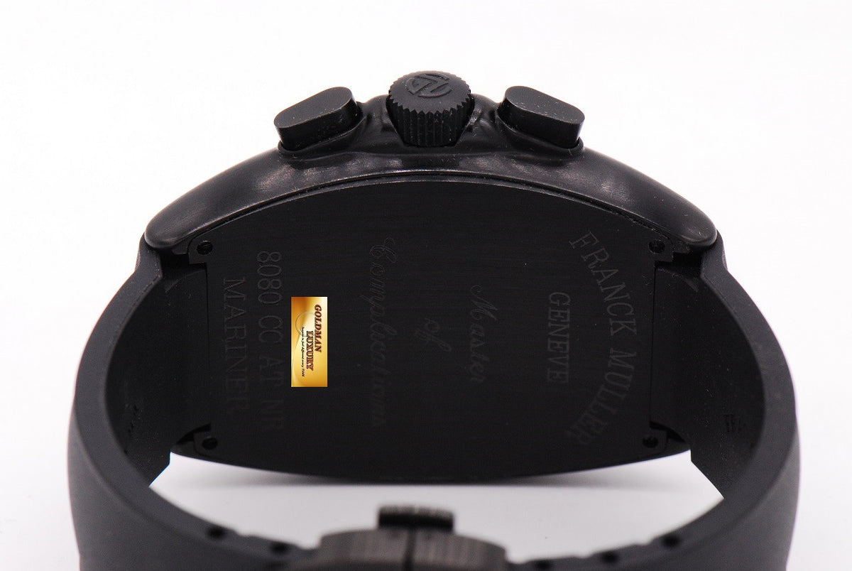 [SOLD] FRANCK MULLER MARINER CHRONOGRAPH PVD BLACK AUTOMATIC (MINT)