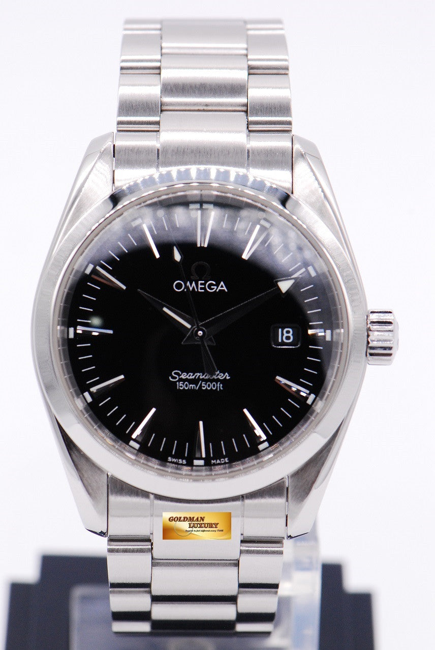 [SOLD] OMEGA SEAMASTER AQUA TERRA 37mm MIDSIZE QUARTZ (MINT)