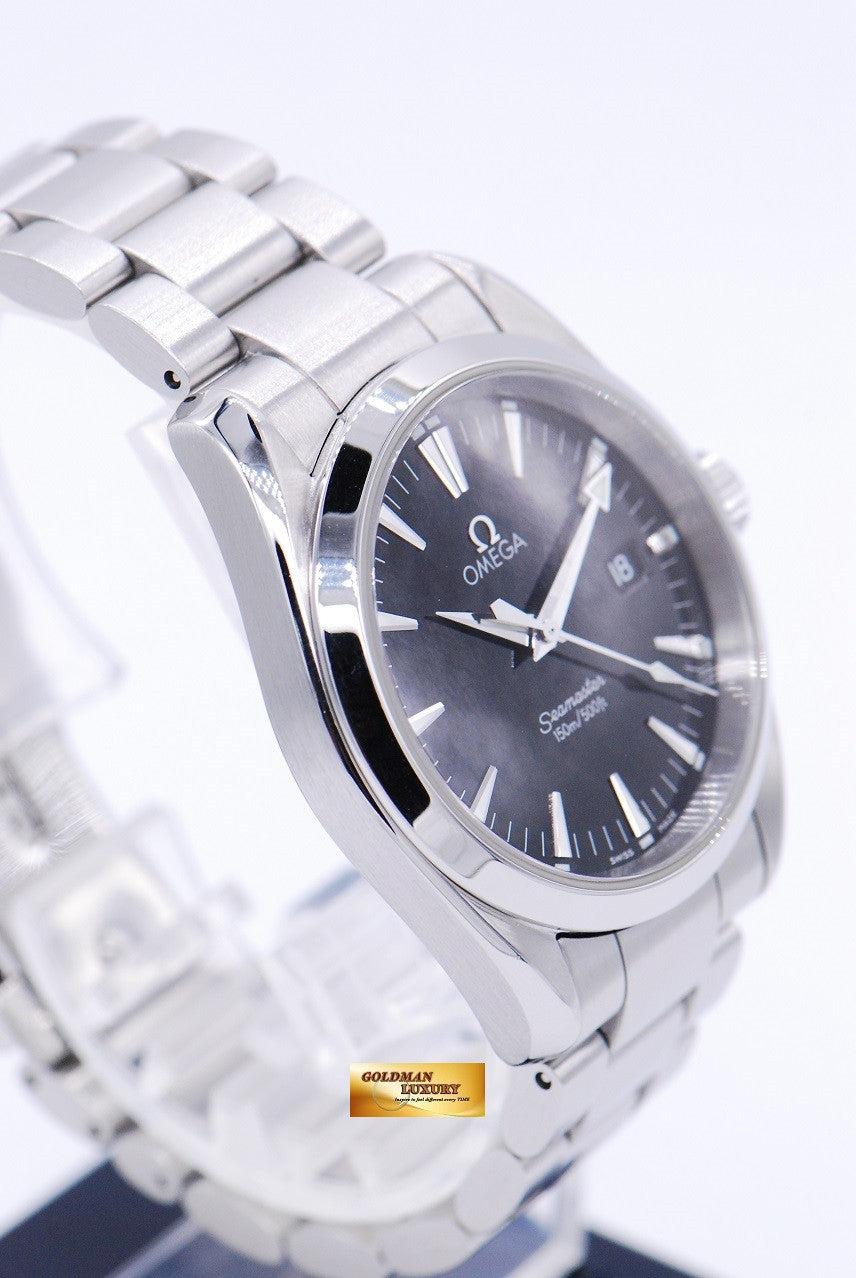 [SOLD] OMEGA SEAMASTER AQUA TERRA 37mm MIDSIZE QUARTZ (MINT)