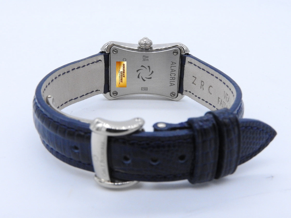 [SOLD] CARL F. BUCHERER ALACRIA LADIES 18K WHITE GOLD MOP QUARTZ (MINT)