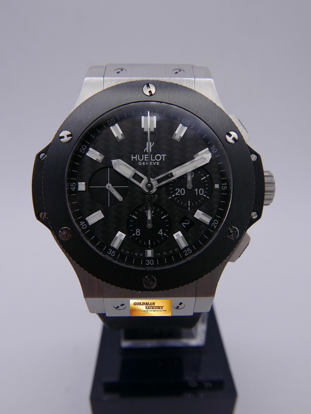 [SOLD] HUBLOT BIG BANG CHRONOGRAPH CERAMIC BEZEL BLACK