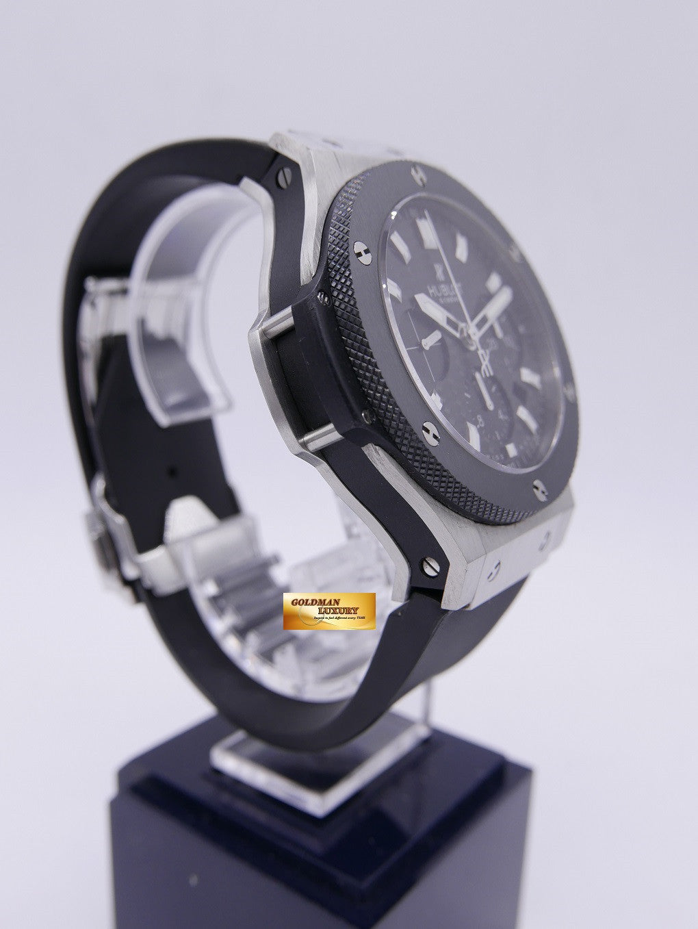 [SOLD] HUBLOT BIG BANG CHRONOGRAPH CERAMIC BEZEL BLACK