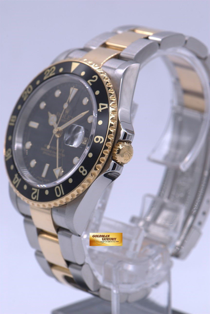 [SOLD] ROLEX OYSTER GMT-MASTER II HALF-GOLD Ref : 16713