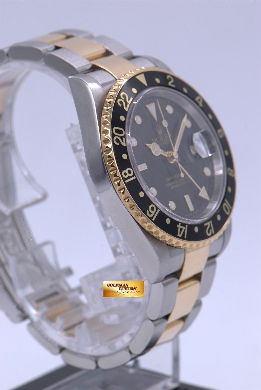 [SOLD] ROLEX OYSTER GMT-MASTER II HALF-GOLD Ref : 16713