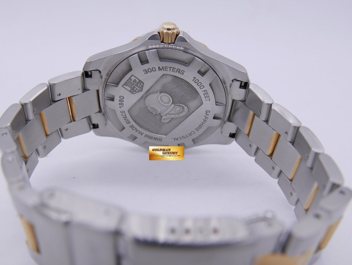 [SOLD] TAG HEUER AQUARACER HALF-GOLD BLUE QUARTZ
