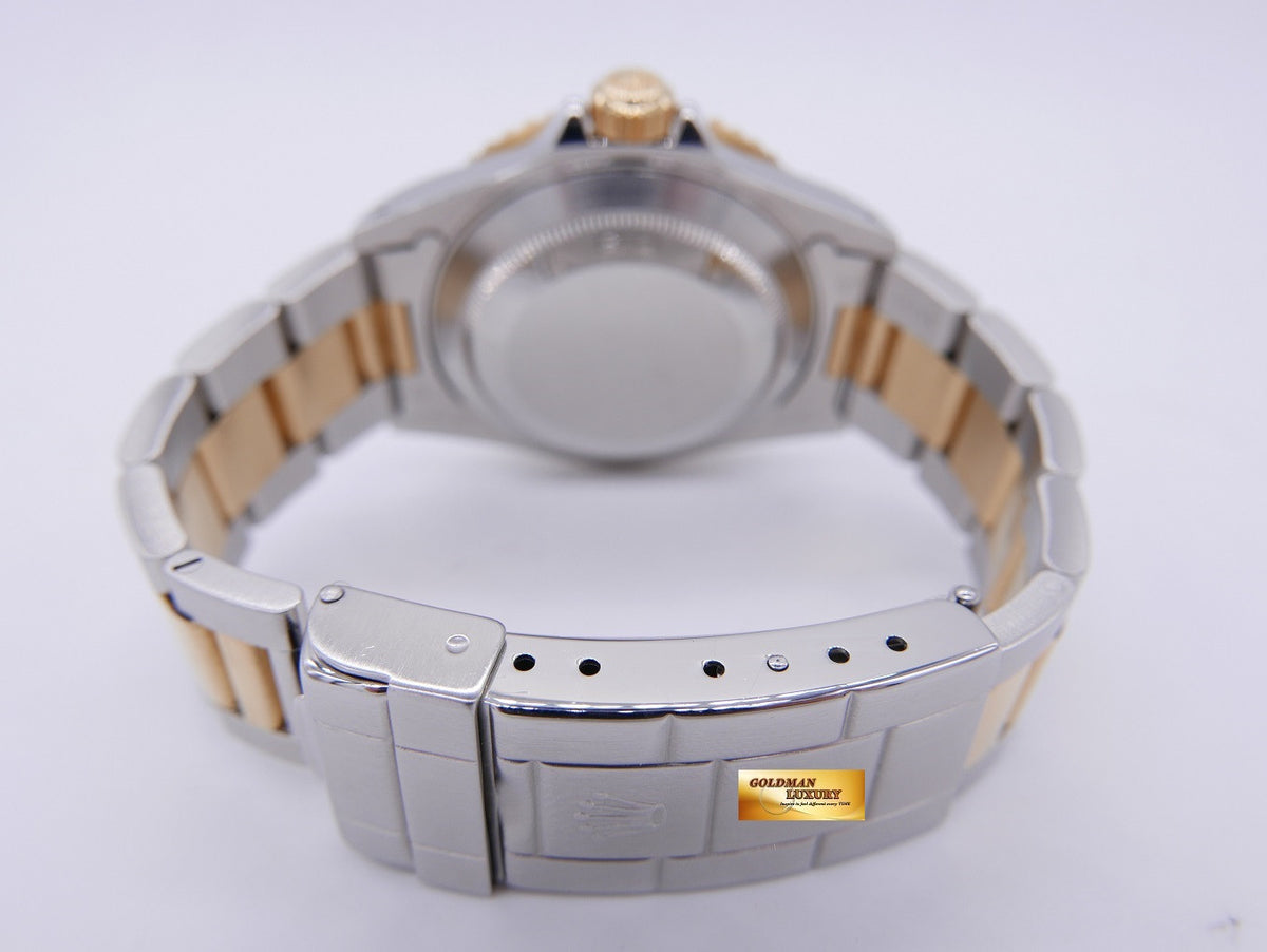 [SOLD] ROLEX OYSTER SUBMARINER HALF-GOLD BLUE Ref 16613 AUTOMATIC