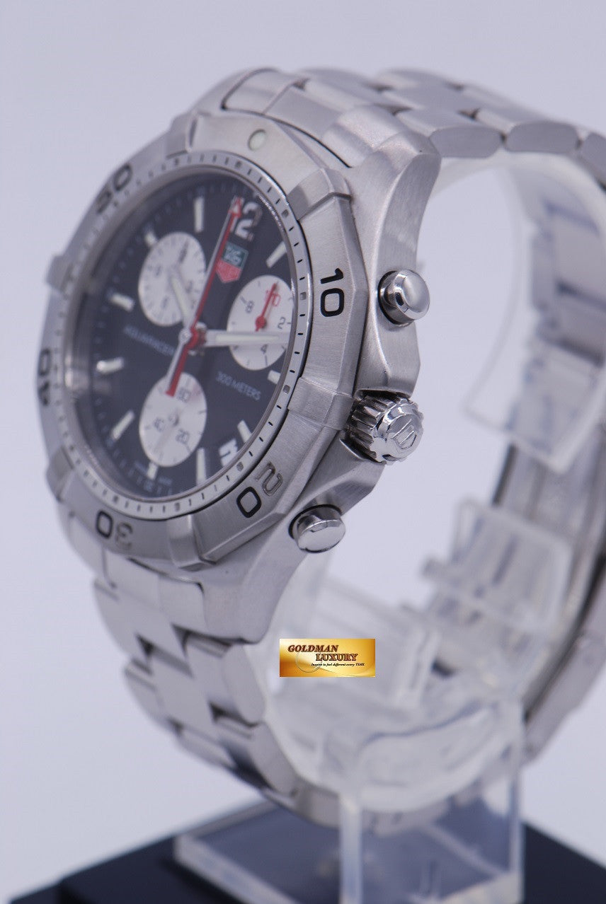 [SOLD] TAG HEUER AQUARACER CHRONOGRAPH QUARTZ BLACK (MINT)