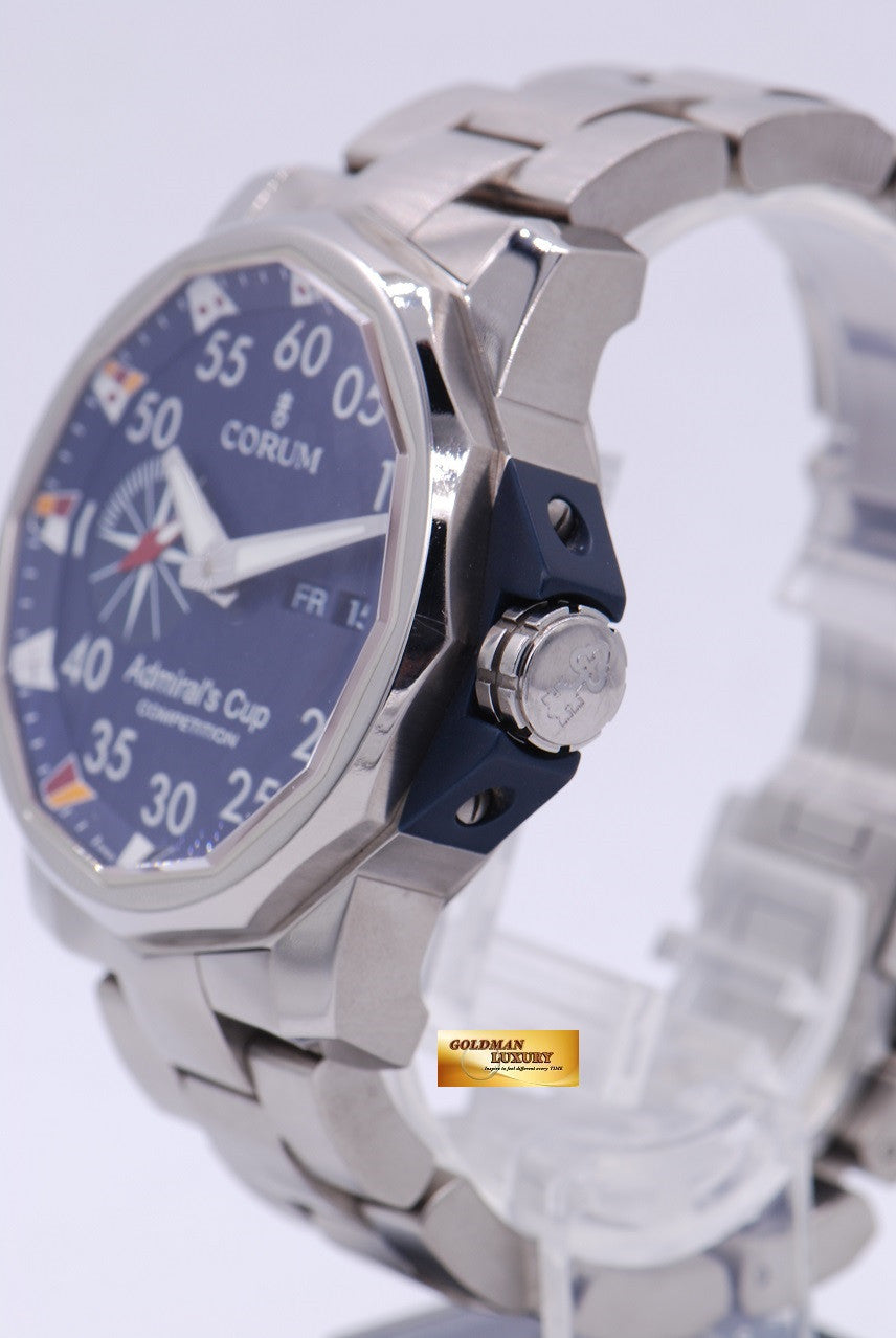 [SOLD] CORUM ADMIRAL'S CUP 48mm SS BRACELET AUTOMATIC BLUE