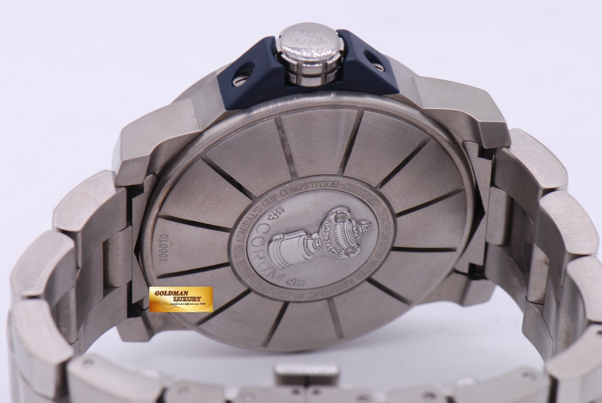 [SOLD] CORUM ADMIRAL'S CUP 48mm SS BRACELET AUTOMATIC BLUE