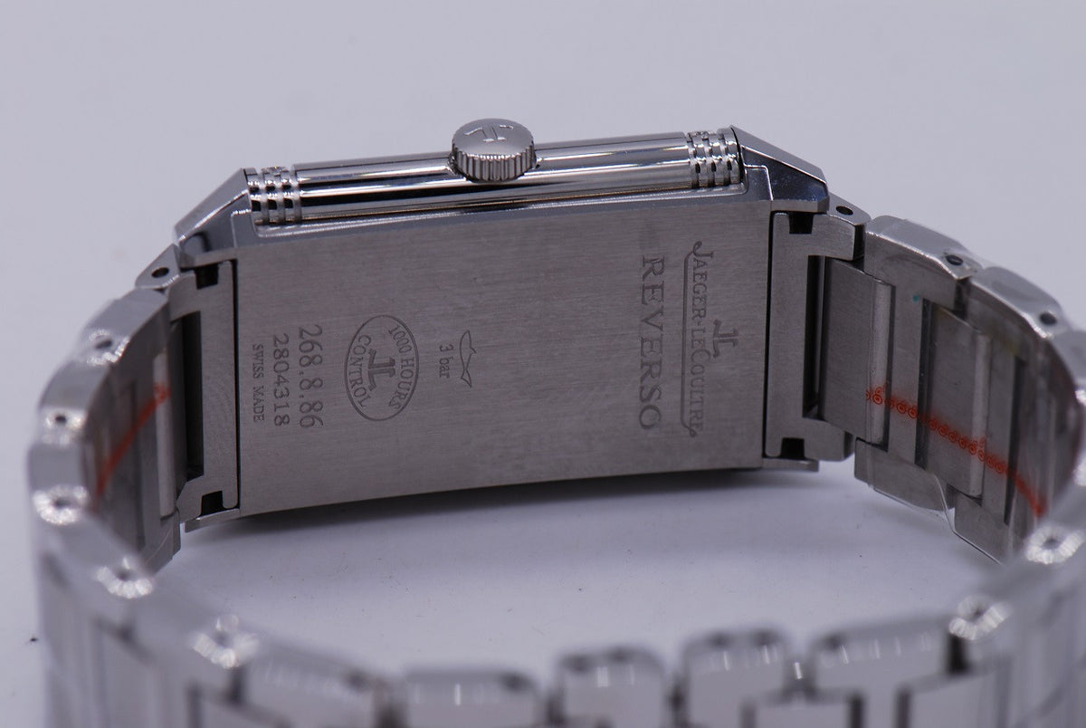[SOLD] JLC REVERSO GRANDE LADIES SS ULTRA THIN DIAMOND MANUAL