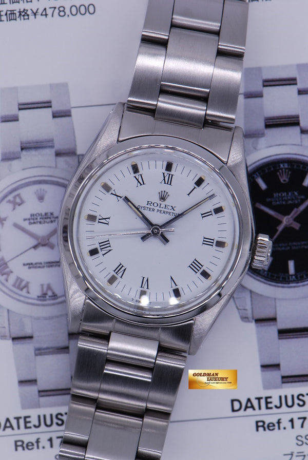 [SOLD] ROLEX OYSTER PERPETUAL MIDSIZE LADIES Ref 6748 WHITE (NEAR MINT)