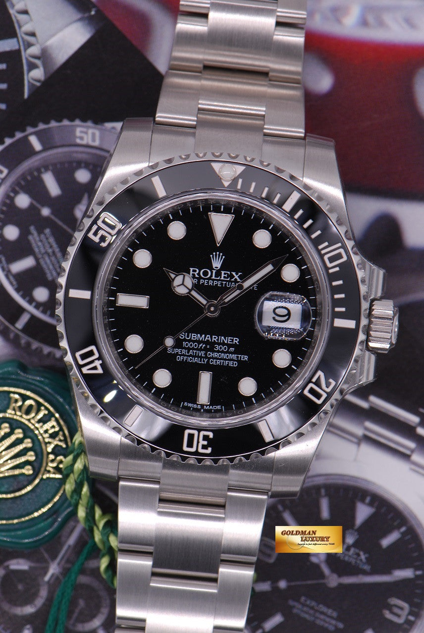 [SOLD] ROLEX OYSTER PERPETUAL SUBMARINER CERAMIC BLACK (NEW-UNWORN)