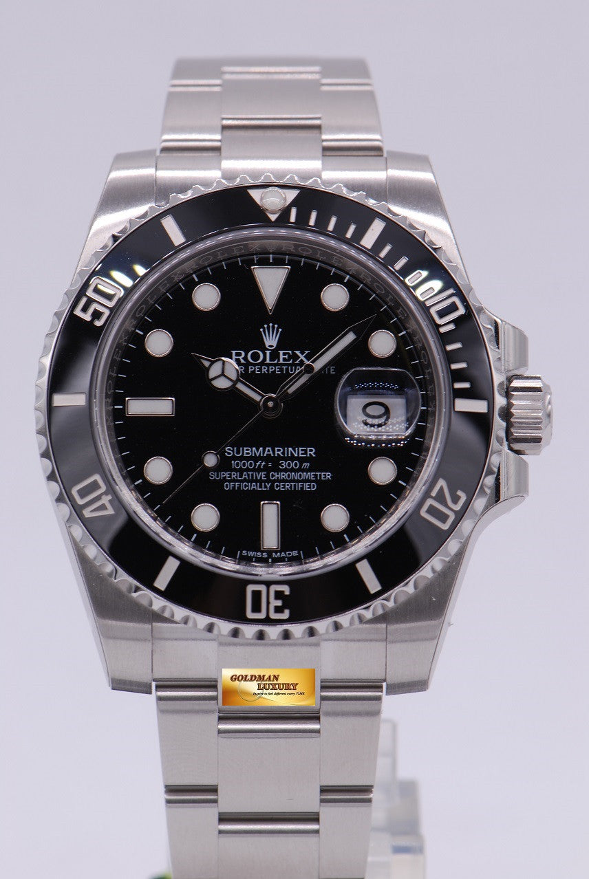 [SOLD] ROLEX OYSTER PERPETUAL SUBMARINER CERAMIC BLACK (NEW-UNWORN)
