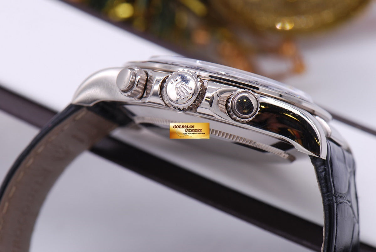 [SOLD] ROLEX OYSTER DAYTONA 18K WHITE GOLD DIAMOND DIAL