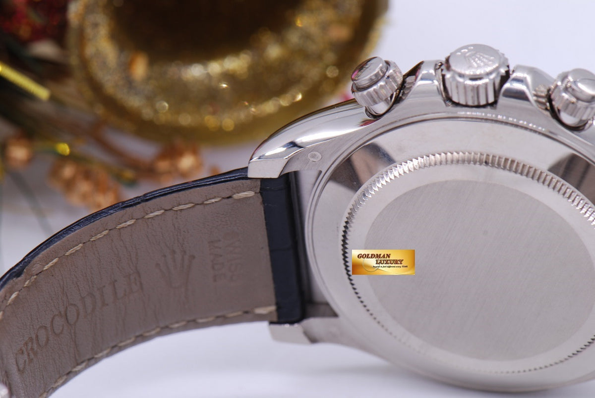 [SOLD] ROLEX OYSTER DAYTONA 18K WHITE GOLD DIAMOND DIAL