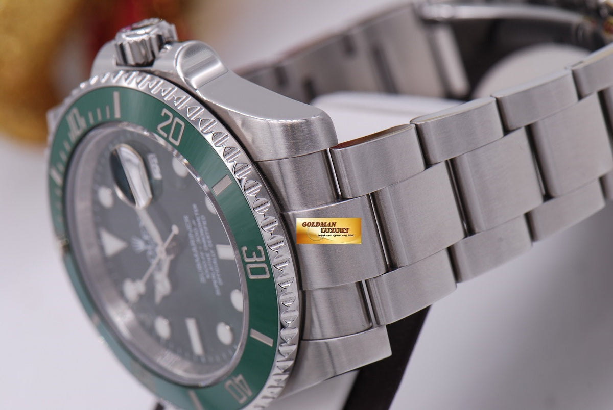 [SOLD] ROLEX OYSTER PERPETUAL SUBMARINER GREEN HULK Ref 116610LV