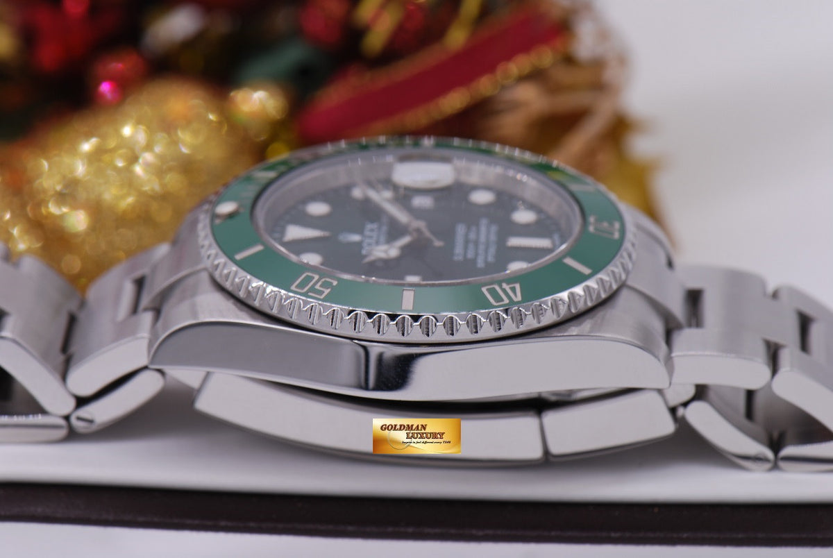 [SOLD] ROLEX OYSTER PERPETUAL SUBMARINER GREEN HULK Ref 116610LV