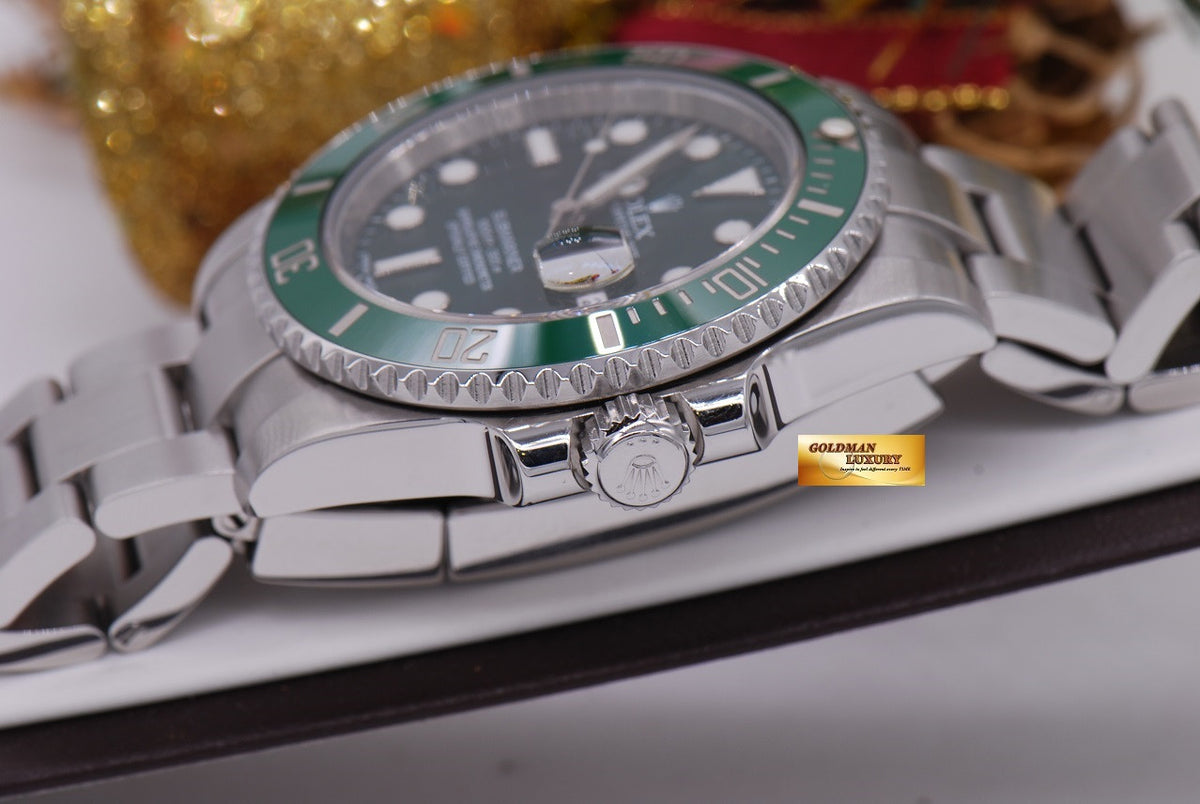[SOLD] ROLEX OYSTER PERPETUAL SUBMARINER GREEN HULK Ref 116610LV