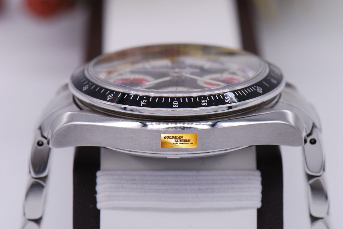 [SOLD] OMEGA SPEEDMASTER 40mm CHRONOGRAPH DATE RED BLACK DIAL (RARE) (MINT)