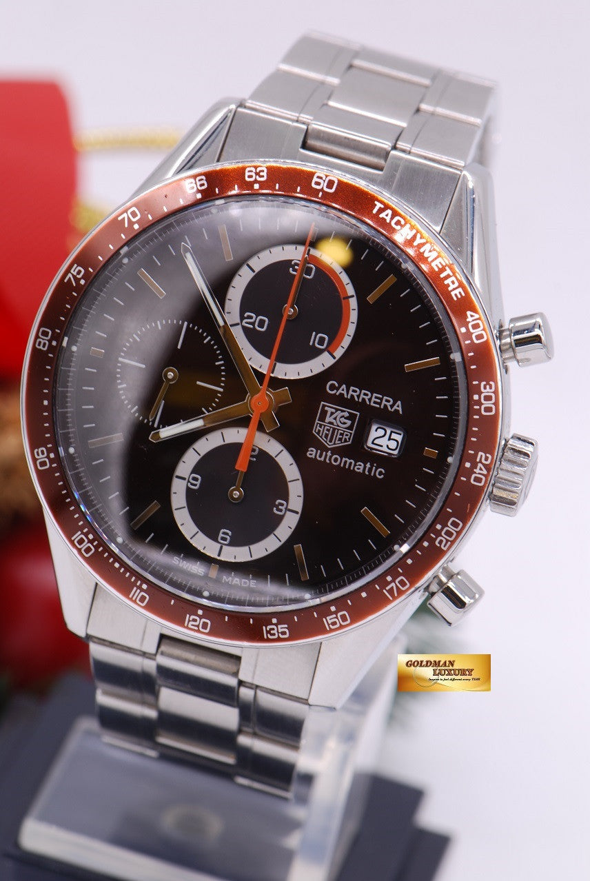 [SOLD] TAG HEUER CARRERA CALIBRE 16 AUTOMATIC BROWN (MINT)