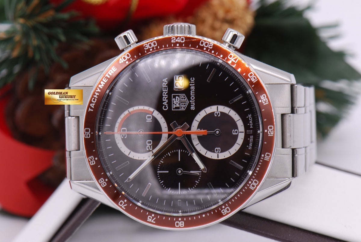 [SOLD] TAG HEUER CARRERA CALIBRE 16 AUTOMATIC BROWN (MINT)