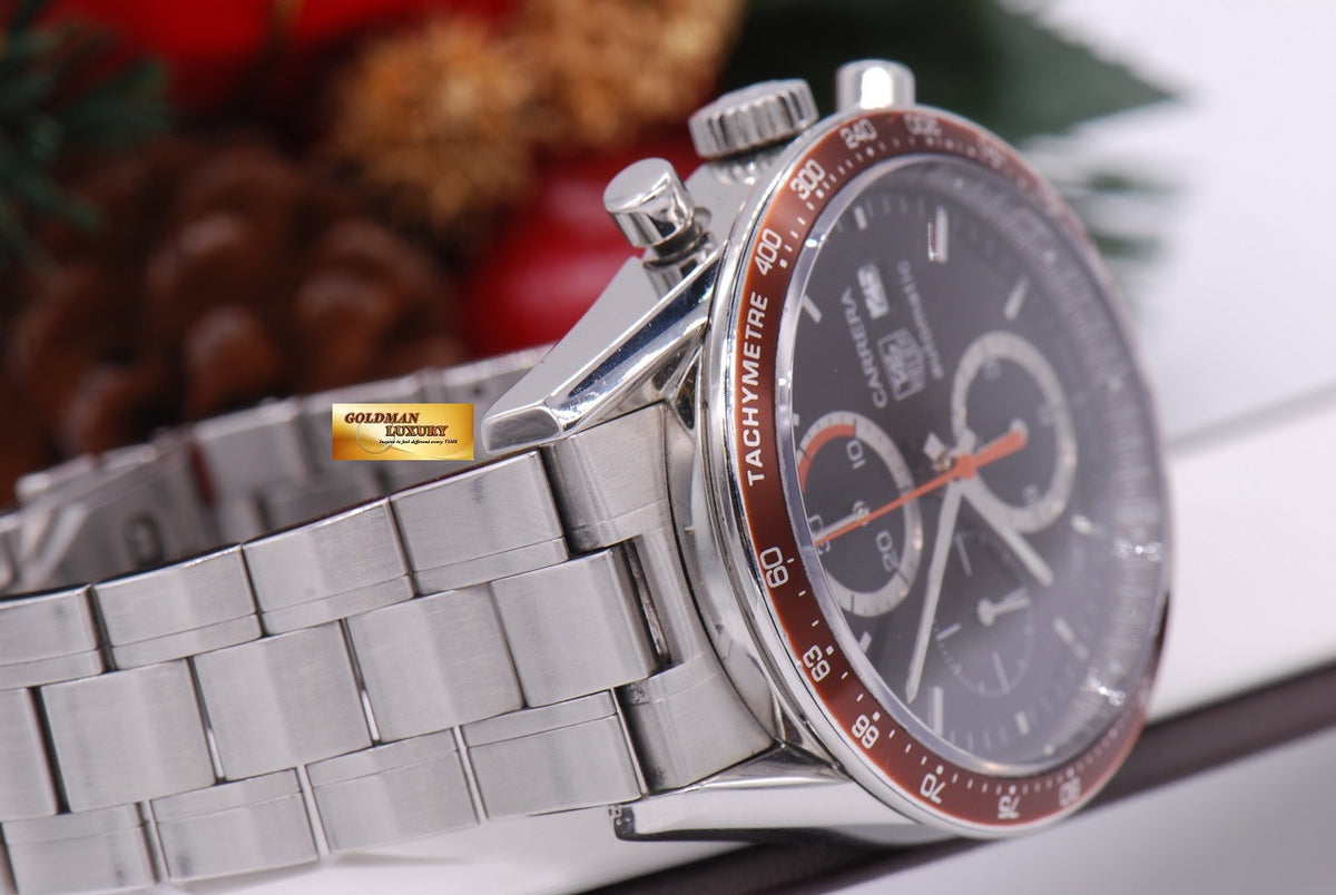 [SOLD] TAG HEUER CARRERA CALIBRE 16 AUTOMATIC BROWN (MINT)